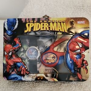Marvel Spider-Man Red and Blue Watch Set